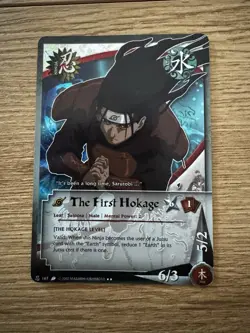 Naruto CCG The First Hokage Card Lot 4 Cards LP-NM Holos Super Rare - Image 4
