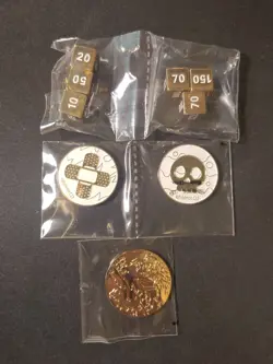 Sealed Pokemon Charizard UPC Metal Coins and Dice - Image 1