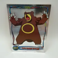 2001 Topps Pokemon Johto Series 1 Hologram Card #8 Of 9 #217 Ursaring - Image 1