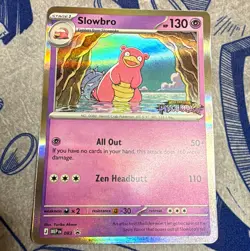 Nintendo Pokemon TCG Slowbro 083 Holo Rare Stage 1 HP 130 Pitch Black 2020 - Image 1