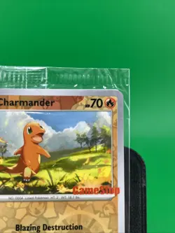 Pokemon 151 Charmander 004/165 Sealed GameStop Promo TCG Pokemon Card - Image 3