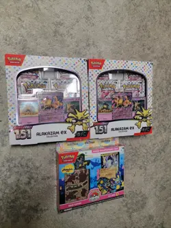 Pokemon TCG: Scarlet & Violet 151 Alakazam ex Collection Boxes New Sealed - Image 1