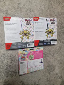 Pokemon TCG: Scarlet & Violet 151 Alakazam ex Collection Boxes New Sealed - Image 2