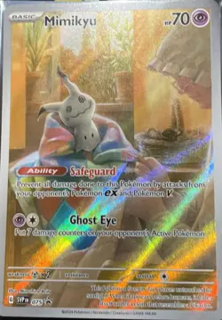 Pokemon Mimikyu #75 Paldean Fates Stamped Black Star Promo Sealed - Image 1