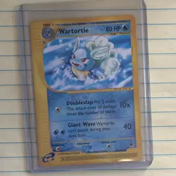 Pokemon TCG Wartortle 92/165 Expedition Base Set Stage 1 80HP - Image 1