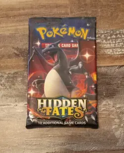 Pokemon S&M Hidden Fates Booster Pack Factory Sealed! x1 - Image 1