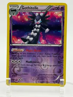 Gothitelle 47/98 Black & White Emerging Powers 2011 Reverse Holo Pokemon LP - Image 1