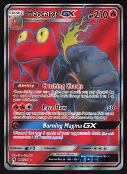 Magcargo GX - 198/214 - Full Art Ultra Rare - SM Lost Thunder - Pokemon Card - Image 1