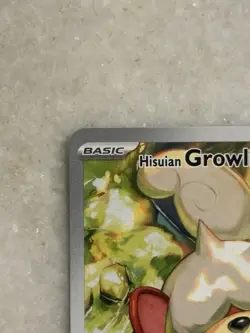 Pokemon TCG Hisuian Growlithe 181/167 Sv06 Twilight Masquerade IR Holo EN - Image 5