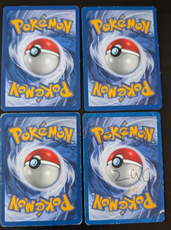 1999 German Pokemon Base Set Unlimited & 1st Edition Base Set 4 Card Lot - Image 2