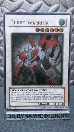 | Yugioh Turbo Warrior CSOC-EN038 Ultimate Rare Crossroads Of Chaos NM/LP 🔥 | - Image 1