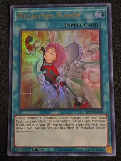 Yu-Gi-Oh! Metalfoes Fusion GFTP-EN118, 1st Edition, Ultra Rare, NM - Image 1
