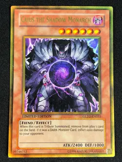 YUGIOH CAIUS THE SHADOW MONARCH GLD2-EN033 GOLD (MP) - Image 1
