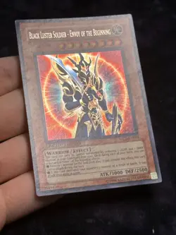Yugioh! Black Luster Soldier Envoy of the Beginning MC2-EN002 Secret Rare MP - Image 4