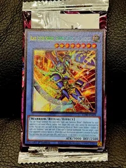 Yugioh Black Luster Soldier Soldier of Light and Darkness Secret Rare CORI-JP028 - Image 1