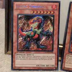 Konami Yu-Gi-Oh! 1st Ed Foil Lot 3 Jurrac Titano HA03 & Tyrannus HA02 - Image 2