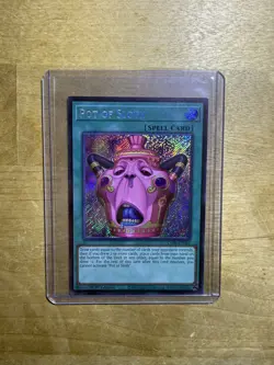 Konami Yu-Gi-Oh! Pot of Sloth CORI-EN049 Secret Rare Holo 1st Ed EN - Image 1