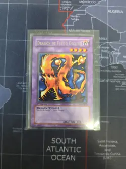 Yugioh Darkfire Dragon LOB-019 Rare 1st Ed PORTUGUESE LP - Image 1
