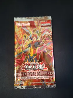 Yu-Gi-Oh! TCG Legendary Duelists Soulburing Volcano 1st Edition Booster Pack - Image 1