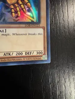 Yu-Gi-Oh! 25th Anniversary Left Arm of the Forbidden One LOB-EN123 - NM - Image 5