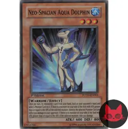 Yugioh Neo-Spacian Aqua Dolphin POTD-EN003 Super Rare 1st Edition MP - Image 1