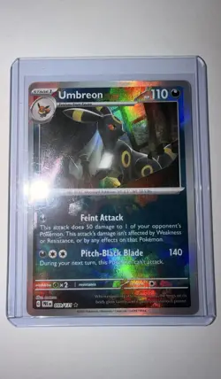 Pokemon Prismatic Evolutions Umbreon Master Ball Reverse Holo NM 59/131 - Image 1