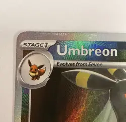 Pokemon Prismatic Evolutions Umbreon Master Ball Reverse Holo NM 59/131 - Image 4