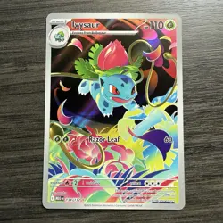Ivysaur 134/132 Me01: Mega Evolution Holo Pokemon - Near Mint NM - Image 1