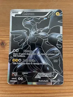 Pokemon TCG Zekrom Black White Holo Full Art Ultra Rare Card 114/114 - Image 1