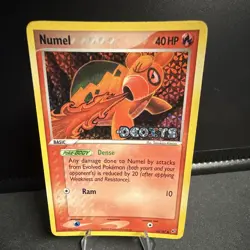 Pokemon Numel 68/107 EX Deoxys Reverse Holo Common 40HP Pokemon English Stamped - Image 1
