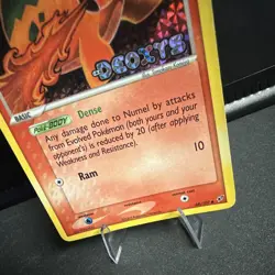 Pokemon Numel 68/107 EX Deoxys Reverse Holo Common 40HP Pokemon English Stamped - Image 3