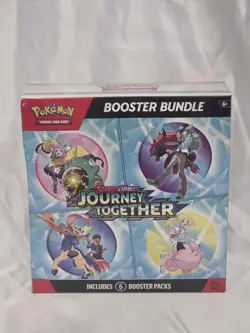 Pokemon TCG Booster Bundle Journey Together 6 Packs Sealed - Image 1