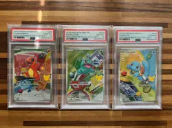 2026 POKEMON FIRST PARTNER ILLUSTRATION COLLECTION KANTO PSA 10 SET - Image 1