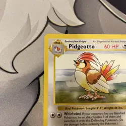 Pidgeotto - 22/102 - Base Set Rare - Shadowless - WOTC Pokemon TCG 1999 - LP+ - Image 4