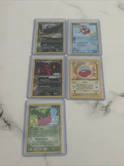 Pokemon Custom Lot Of 5 Cards. Magikarp, Electrode, Weezing, And More - Image 1
