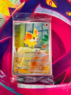 Pokemon Center Fennekin MEP080 Chaos Rising Sealed Promo Pokemon TCG - Image 1