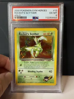 (SWIRL/BLEED) Rocket's Scyther 013/132 Gym Heroes Holo - Pokemon TCG - Image 1