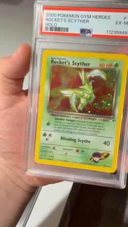 (SWIRL/BLEED) Rocket's Scyther 013/132 Gym Heroes Holo - Pokemon TCG - Image 2