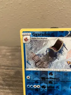 Pokemon Card 022/078 Gyarados - Pokemon GO - Rare - Reverse Holo - NM!! - Image 2