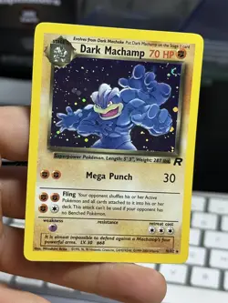 Dark Machamp 10/82 Team Rocket 2000 8/102 Base Vintage Pokemon Card Lot WOTC - Image 3