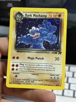 Dark Machamp 10/82 Team Rocket 2000 8/102 Base Vintage Pokemon Card Lot WOTC - Image 4