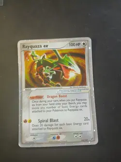 Pokemon EX DEOXYS goldstar - #102/107 Rayquaza ex - Ultra Rare Holo - ENG - MP - Image 1