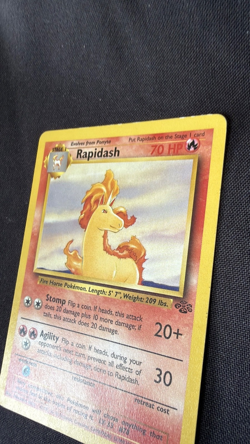 Rapidash 44/64 Jungle Pokemon Card WOTC 1999 HP Vintage - Image 4