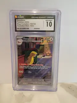 2025 Mega Evolution Pokemon Gumshoos CGC 10 153/132 - Image 1