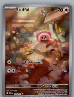 Stufful Holo Illustration Rare ME01: Mega Evolution 154/132 NM - Image 1