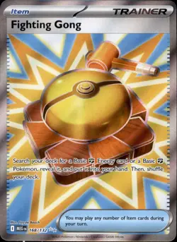 Fighting Gong Holo Ultra Rare ME01: Mega Evolution 168/132 LP - Image 1