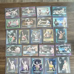 TOPPS UFC MEGA LOT 88. Chrome, sapphire, Midnight & Knockout. Autos, #, inserts - Image 3