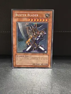 Buster Blader Holo BPT-008 Secret Rare Yugioh Card Vintage 2003 Collectors Tin - Image 2
