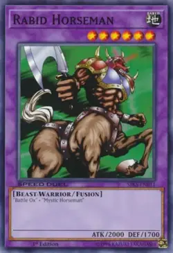 Rabid Horseman MRD-EN077 Yugioh! 25th Anniversary Common Metal Raiders - Image 1