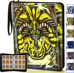 990+Pockets Trading Card Holder Binder with Zipper for Y-G-O Cards, MTG, TCG Car - Image 1